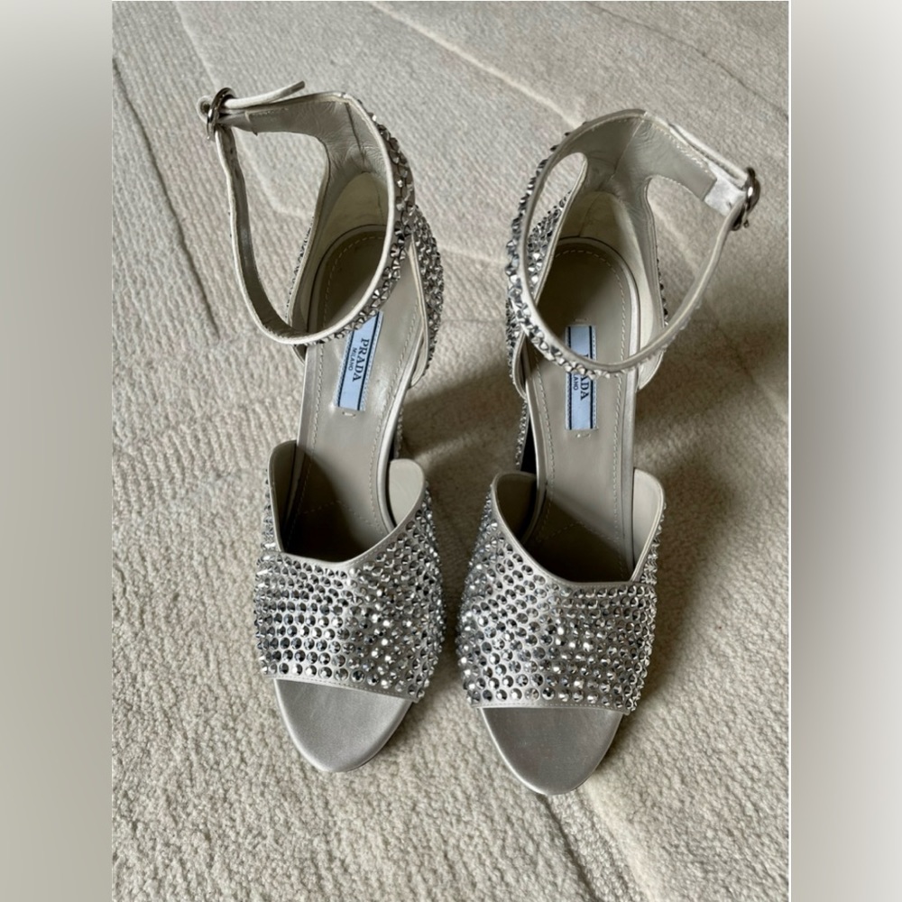 Prada crystal heels size 38
